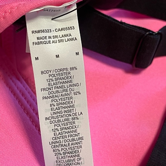 Nike Impact Strappy Women's Sports Bra Non-Padded High-Support - Pink💕 - Picture 4 of 9